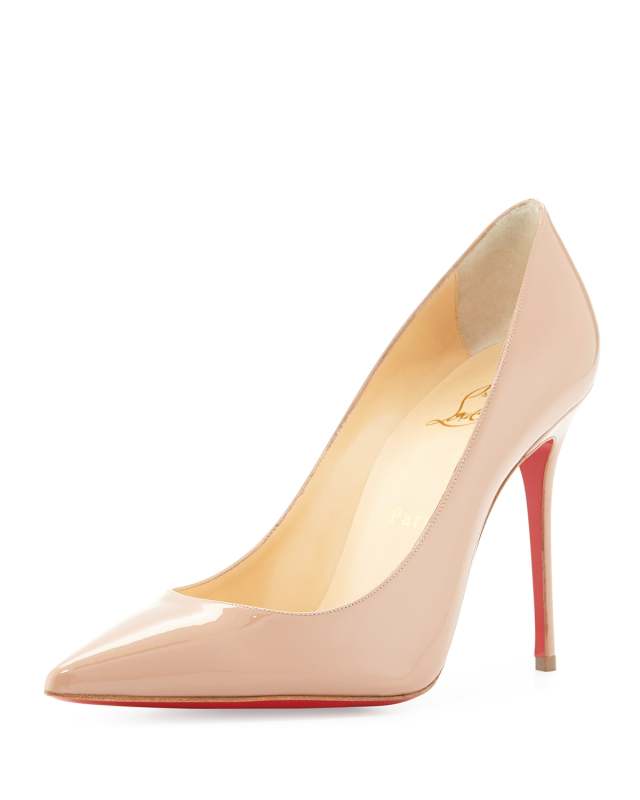 Decollette Pointed-Toe Red Sole Pumps